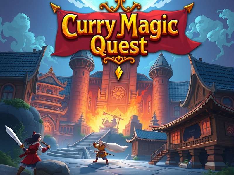 Curry Magic Quest Combat Screen